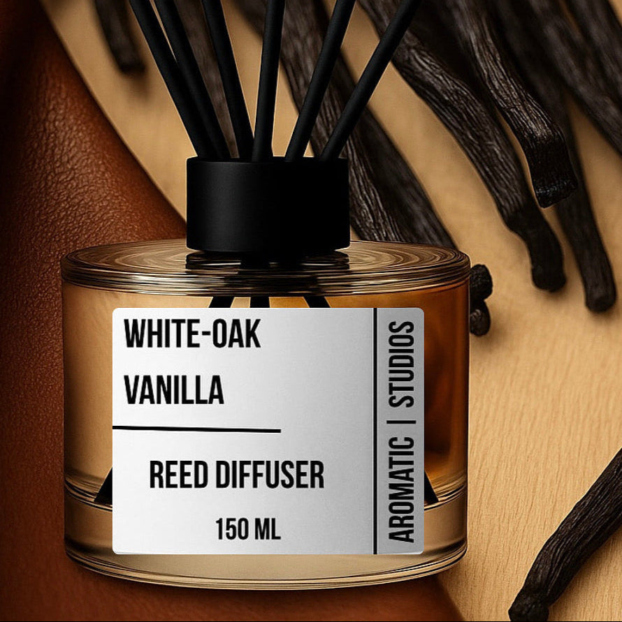 White-Oak Vanilla Reed Diffuser