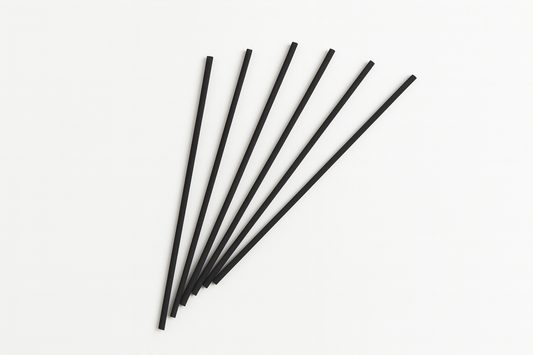 6 (Extra) Black Fiber Diffuser Reeds